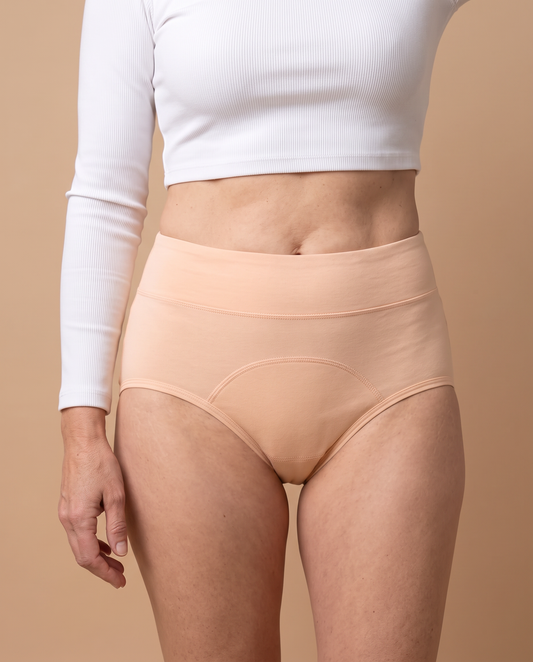 Culotte antifugas de algodón talle alto SeCalma, vista frontal