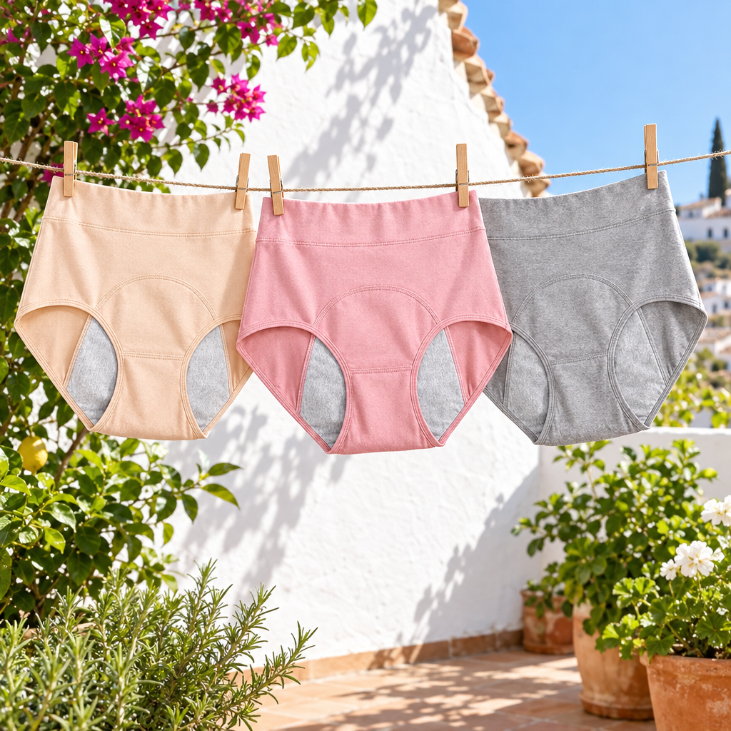 Culotte Antifugas de Algodón Talle Alto